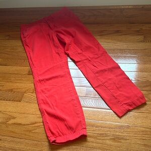 J. Crew red chinos